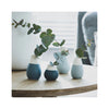 Two Tone Mini Bud Vases - Blue - in use