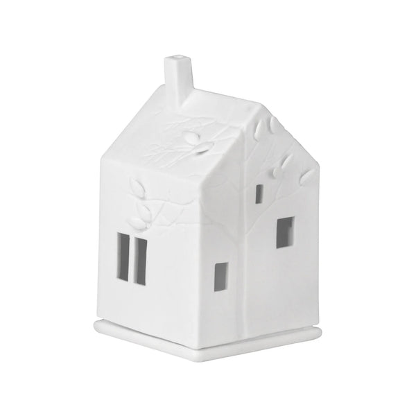 Porcelain Village House - House with Tree
