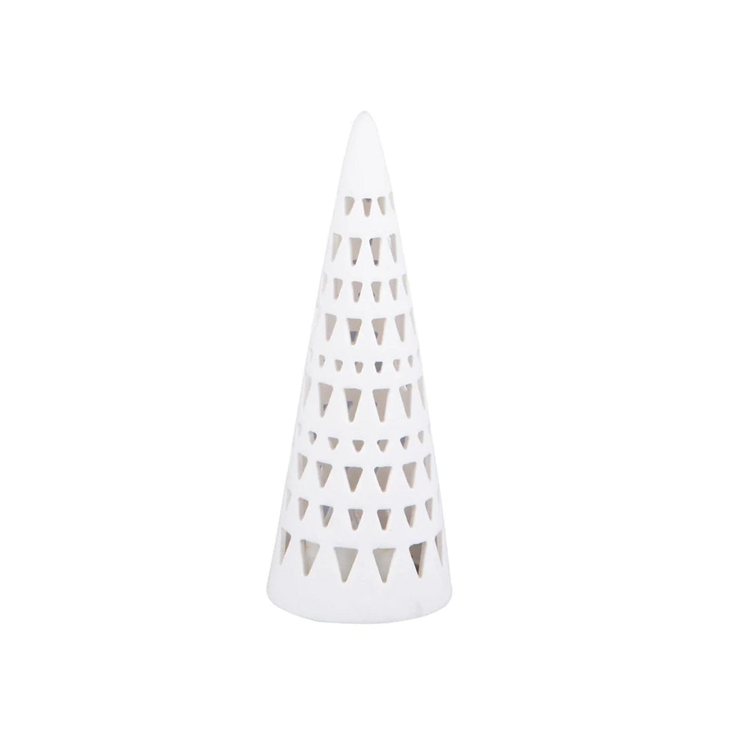 Porcelain LED Fir Trees - Triangles