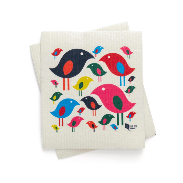 Bright Bird Swedish Dishcloth