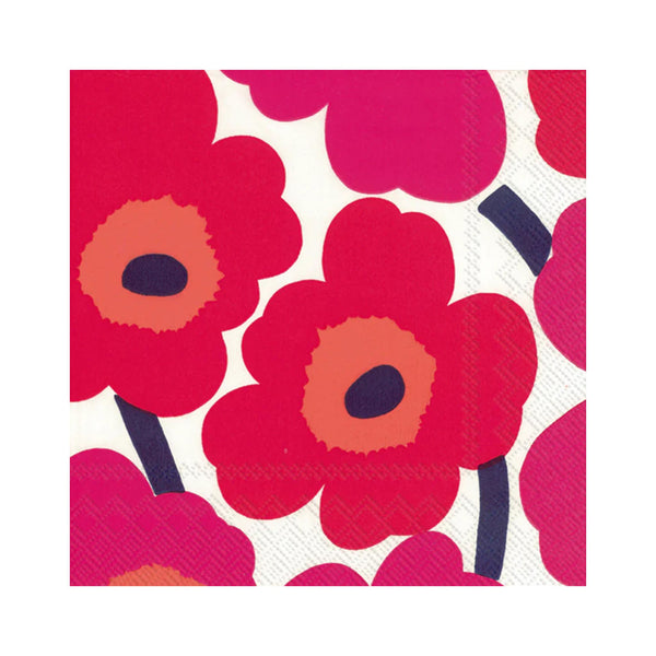 Marimekko Unikko Red Luncheon Napkins