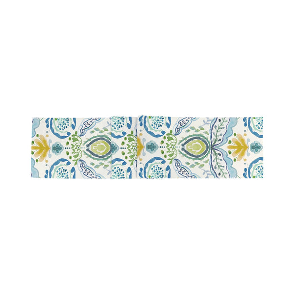 Azure & Ivy Gold Cotton Runner
