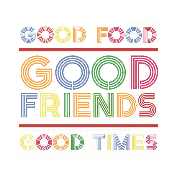 Good Friends Beverage Napkins