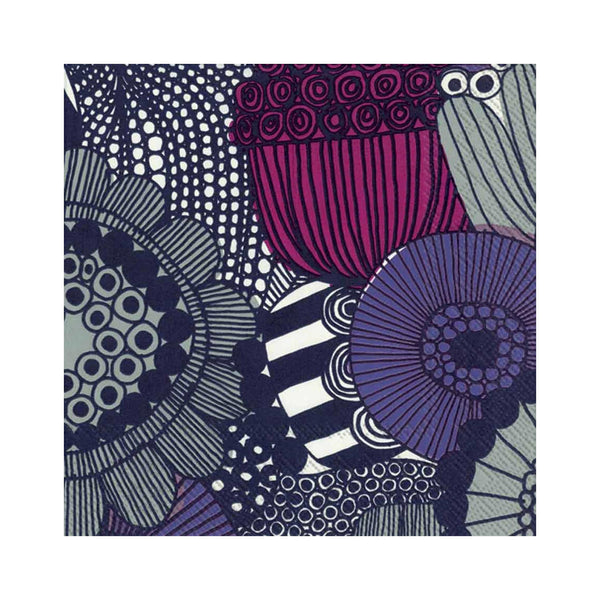 Marimekko Siirtolapuutarha Purple Luncheon Napkins