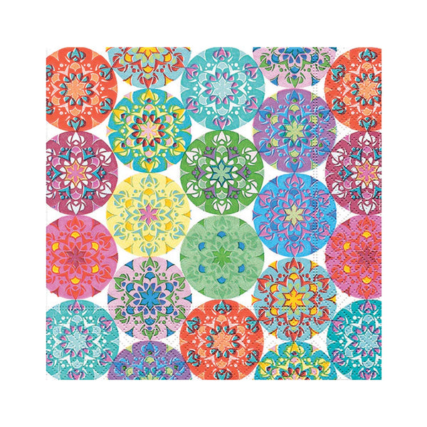 Mandala Multi Cocktail Napkins 