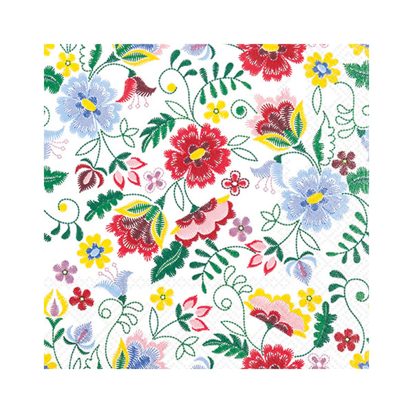 Inspired Stitching Paper Beverage Napkins
