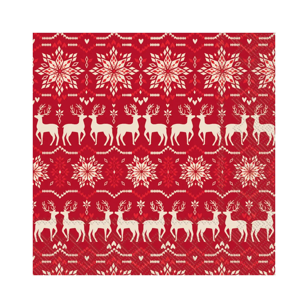 Soren Red Luncheon Napkins 