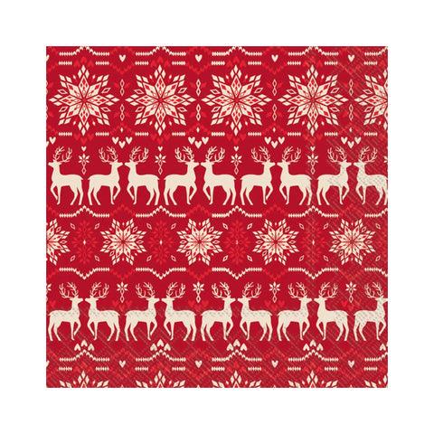 Soren Red Luncheon Napkins 