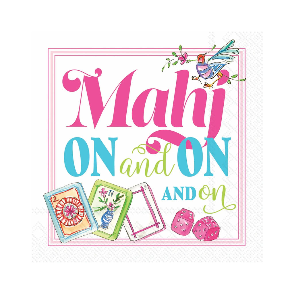 Rosanne Beck Mahj On and On Beverage Napkins