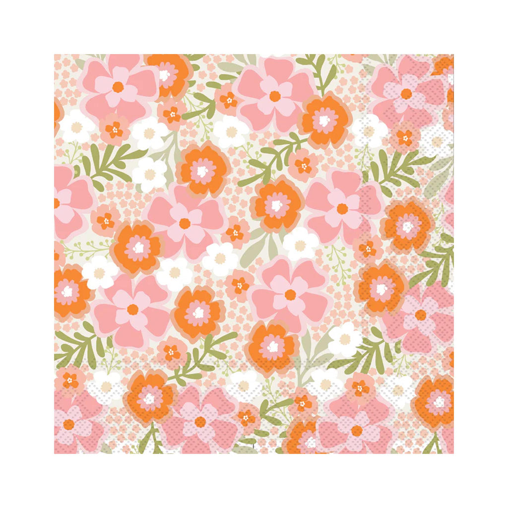 Beyond Blooms Beverage Napkins - Pink