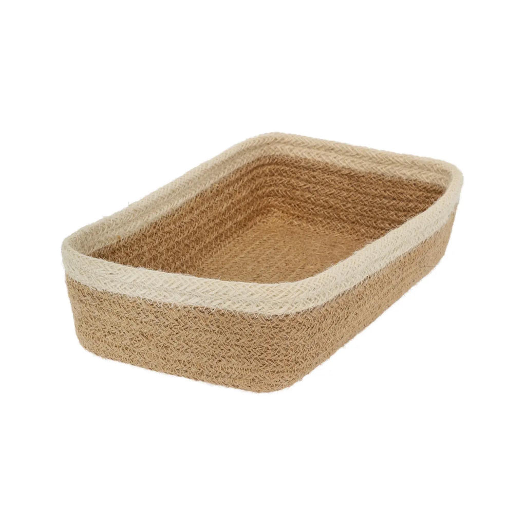 Jute Guest Towel Napkin Caddy - Natural