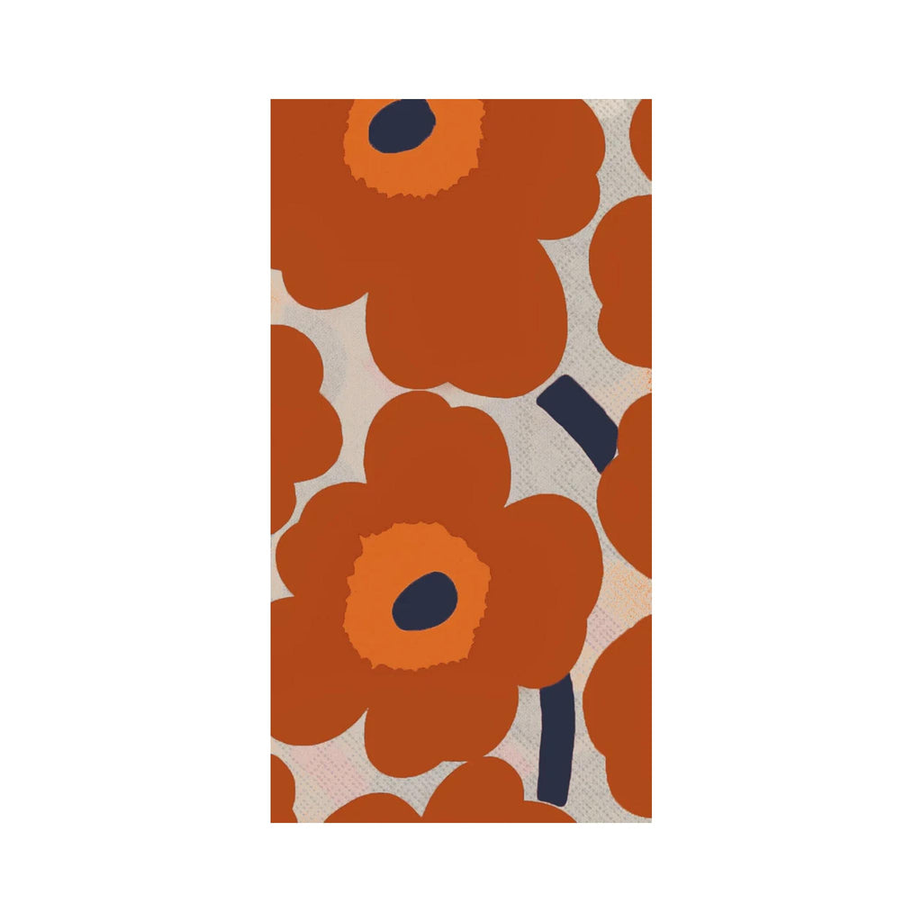 Marimekko Unikko Terracotta Guest Towels