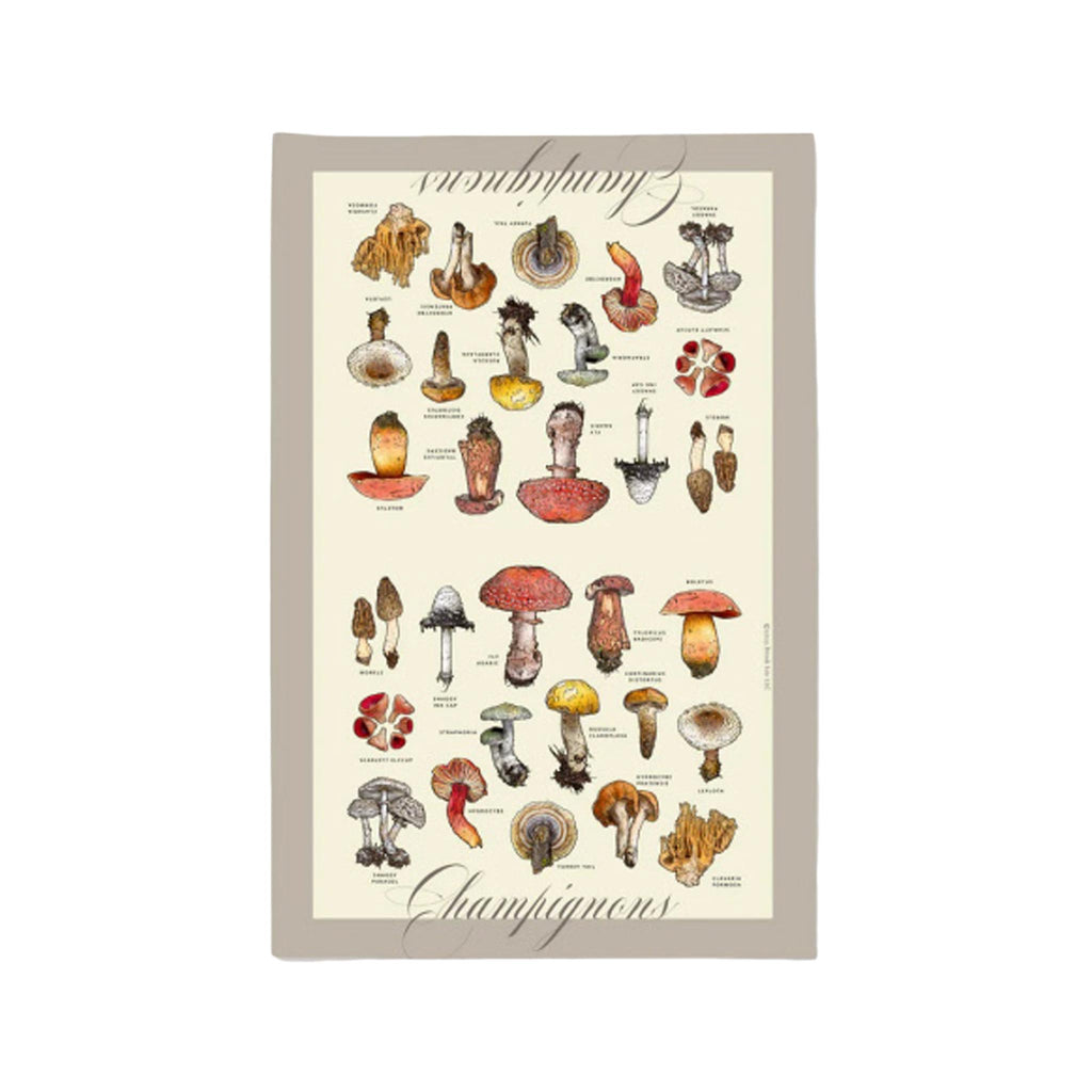 Mushrooms Cotton Tea Towel 