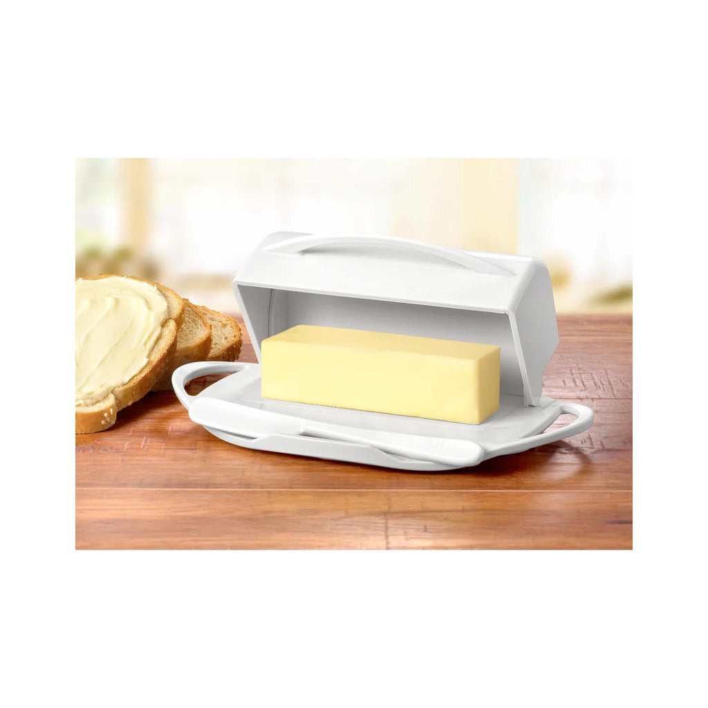 The Original Flip-Top Butter Dish - White
