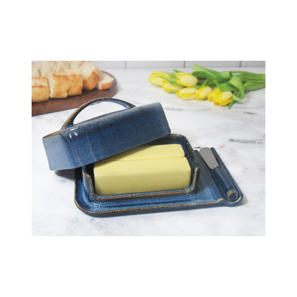 Porcelain Butterie Dish - Blue