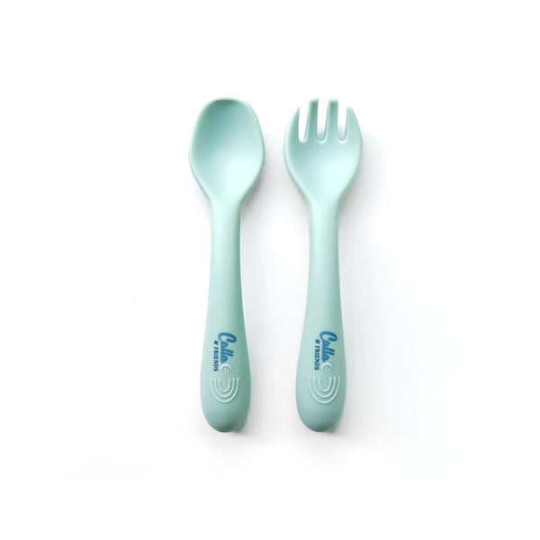 Calla & Friends Silicone Utensil Sets - Light Sage