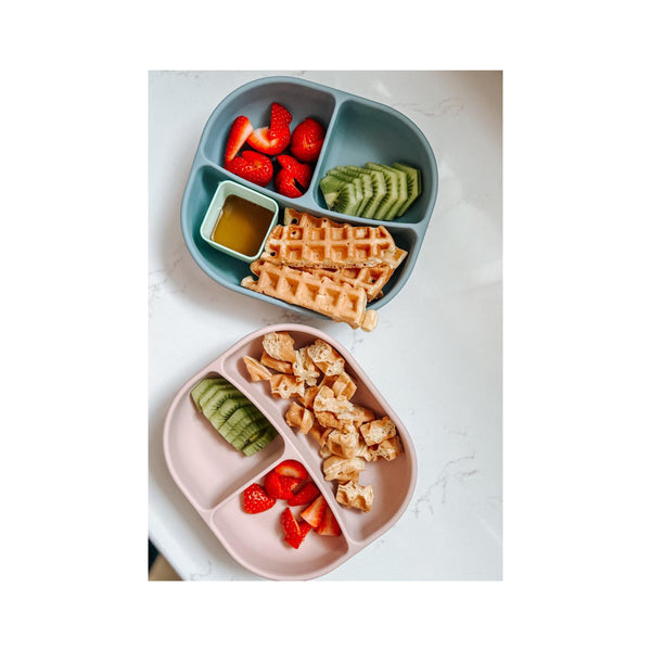 Calla & Friends Isla Silicone Plates - with food