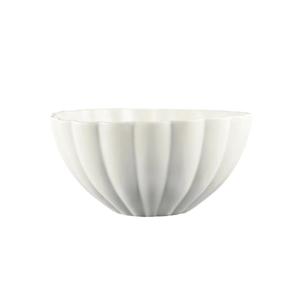 Lafayette Round Serving Bowls - Pearl White