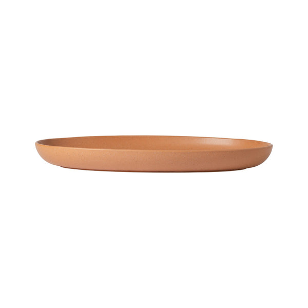 Pacifica Oval Platter - Terracotta - profile