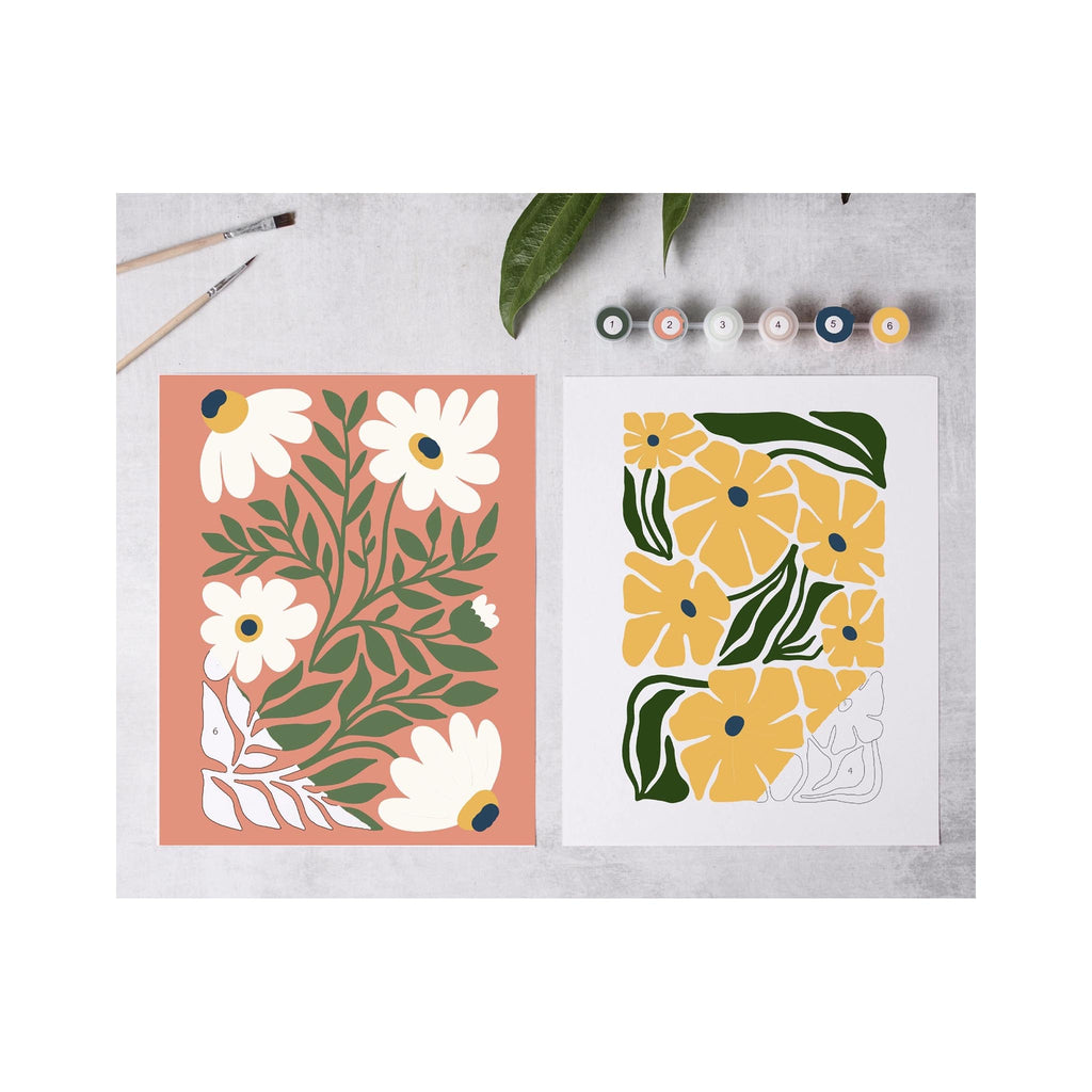 Field of Daisies Paint-By-Numbers Kit