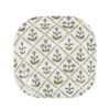 Vintage Floral Square Metal Trays - Small