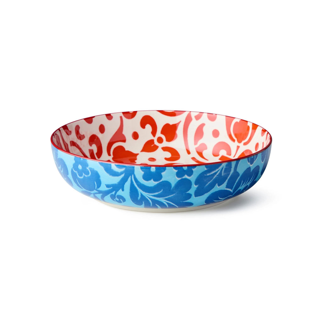 Pavillion Pasta Bowls - Red/Light Blue