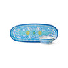 Porto Melamine Dip Bowl & Oval Tray Set