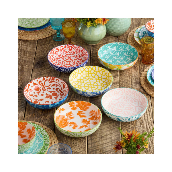 Pavillion Pasta Bowls - on table