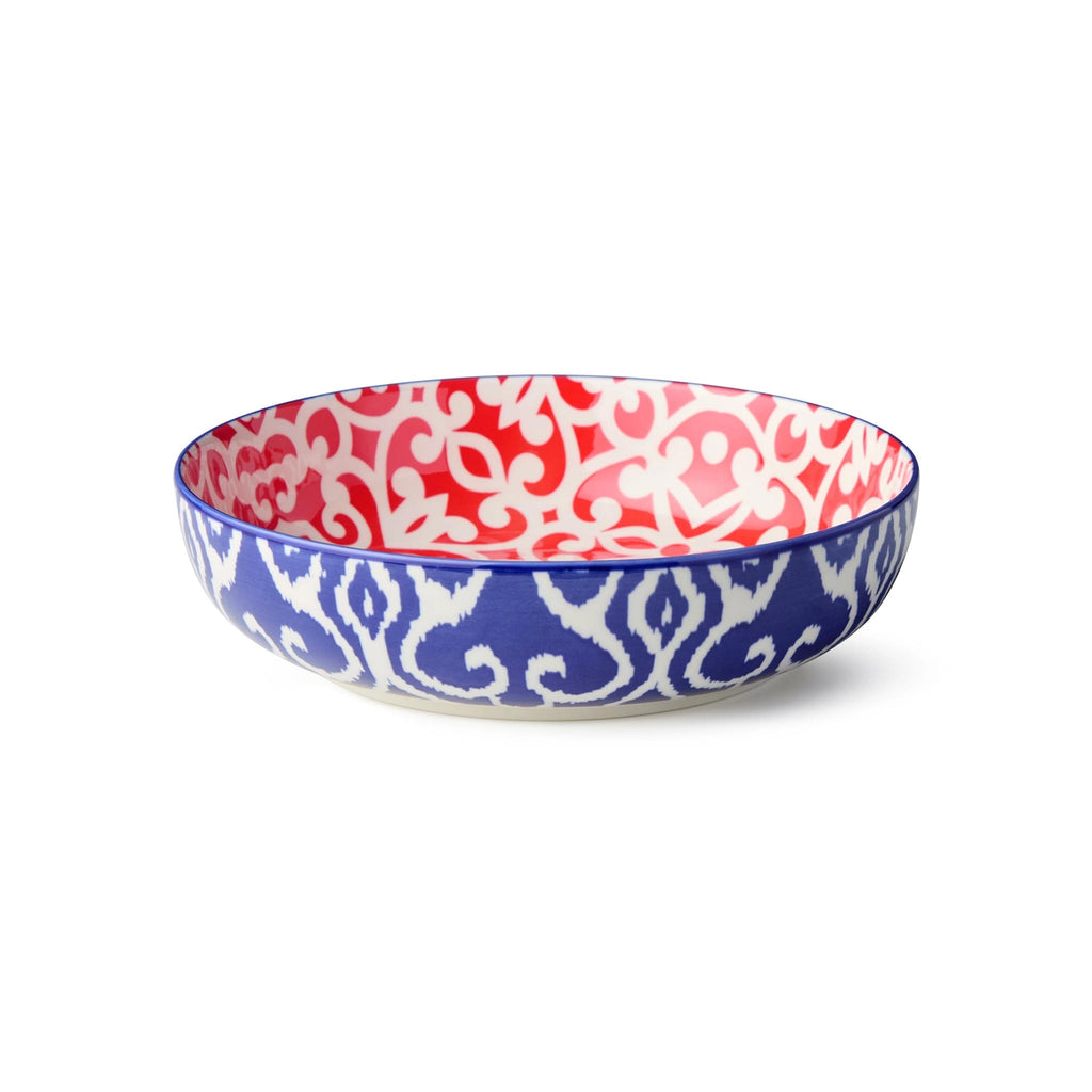Pavillion Pasta Bowls - Red/Cobalt