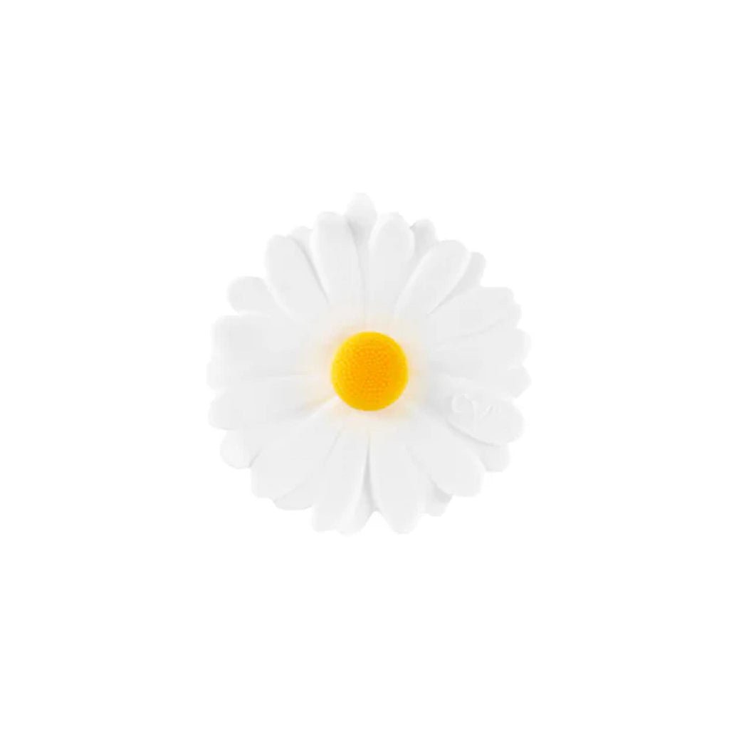 Silicone Daisy Bottle Stoppers - White