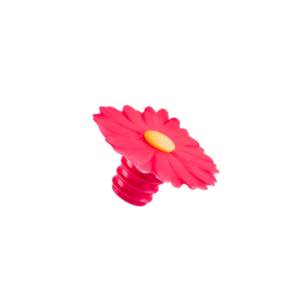 Silicone Daisy Bottle Stoppers - Pink
