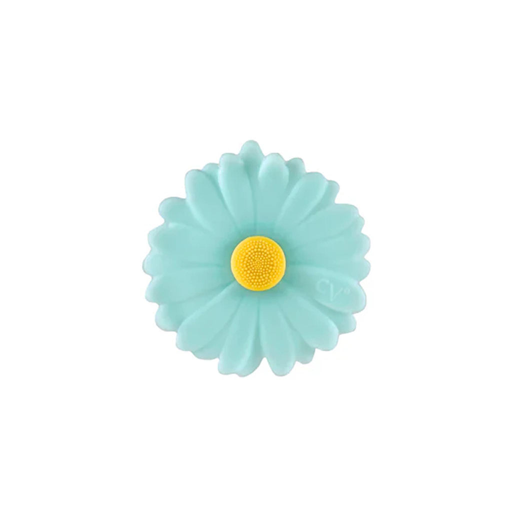 Silicone Daisy Bottle Stoppers - Aqua