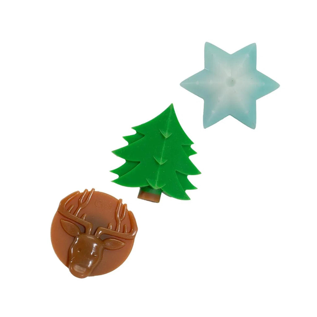 Silicone Bulb Bottle Stoppers - Holiday - top view