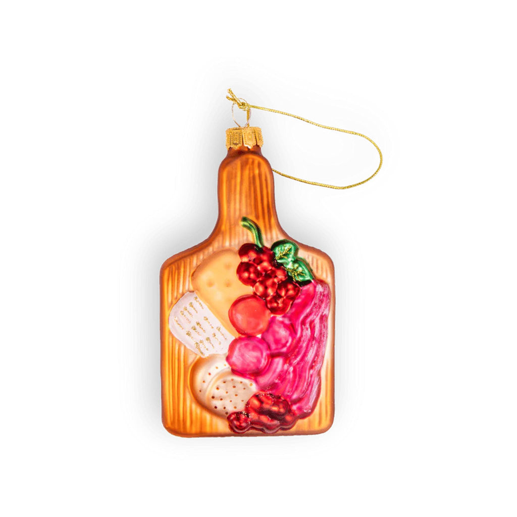 Charcuterie Board Glass Ornament