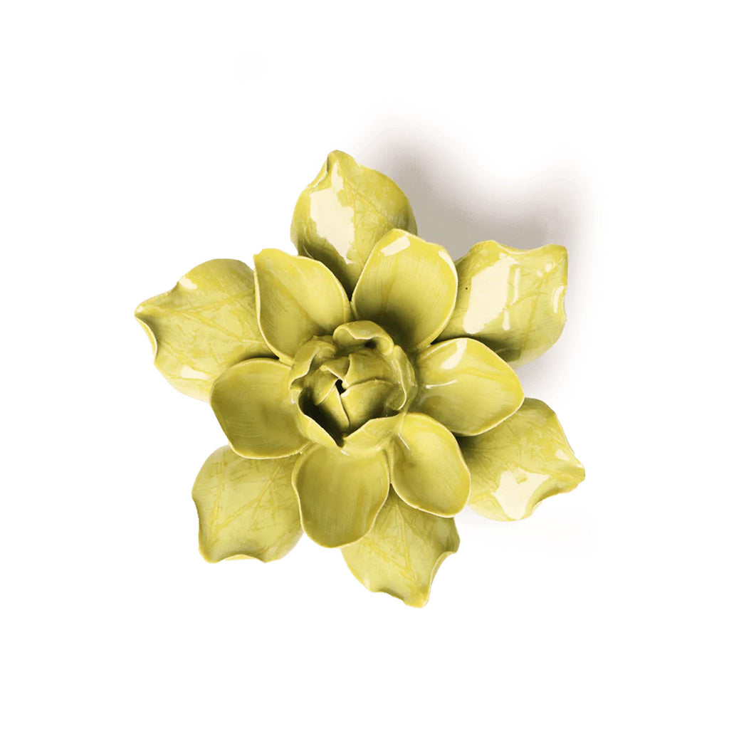 Ceramic Flower - Chartreuse Columbine