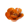 Ceramic Flower - Burnt Orange Poppy
