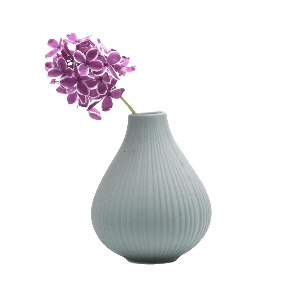 Frost Vases - Peacock Green - in use