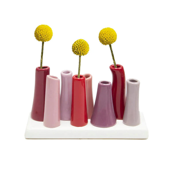 Pooley Tube Vase - Sangria