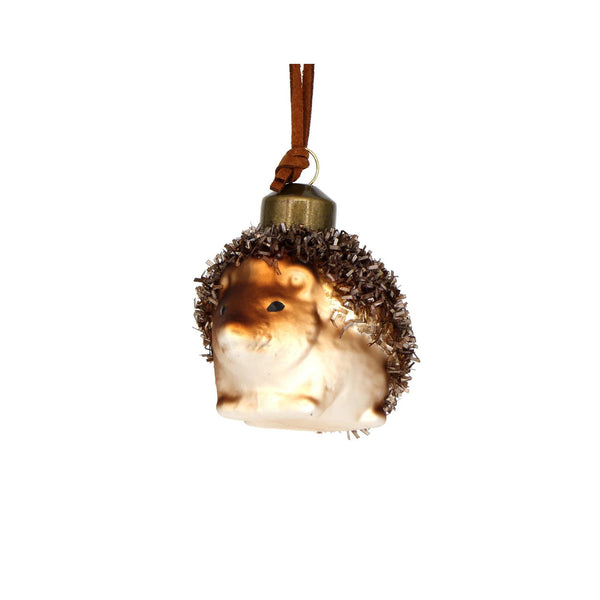 Hedgehog Glass Ornament