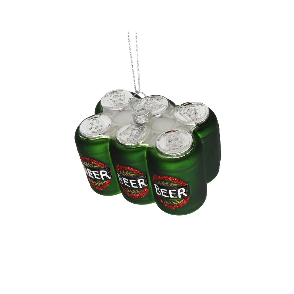 Six Pack of Beer Glass Ornament