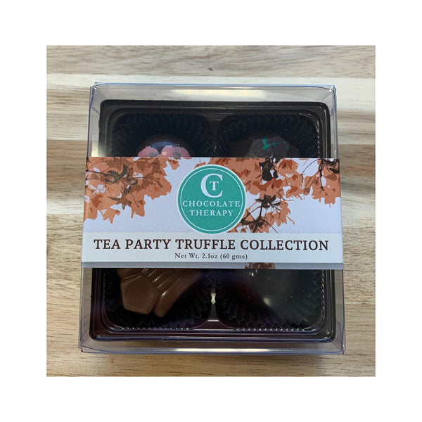 Chocolate Therapy 4PC Truffle Assortment - Tea Party