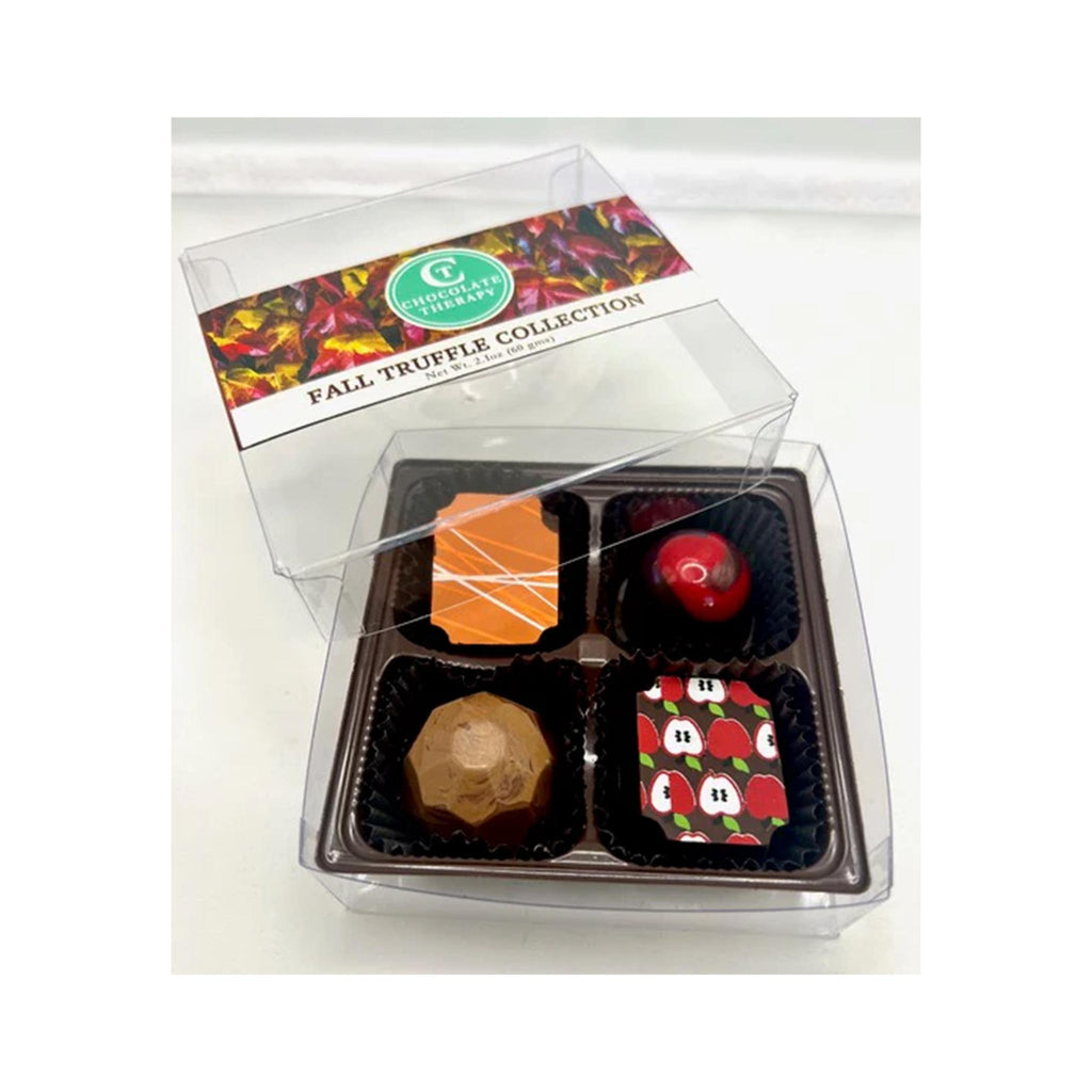 Chocolate Therapy 4PC Truffle Assortment - Autumn Collection