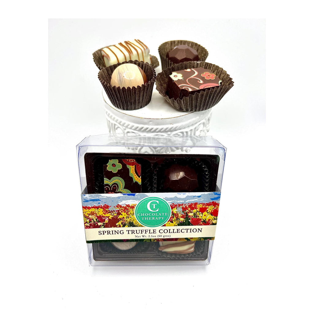 Chocolate Therapy 4PC Truffle Assortment - Spring Collection