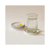 Hand-painted Stoneware Inspiration Coasters - in use