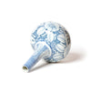 Blue & White Rustic Rose Globe Vase