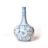 Blue & White Rustic Rose Globe Vase