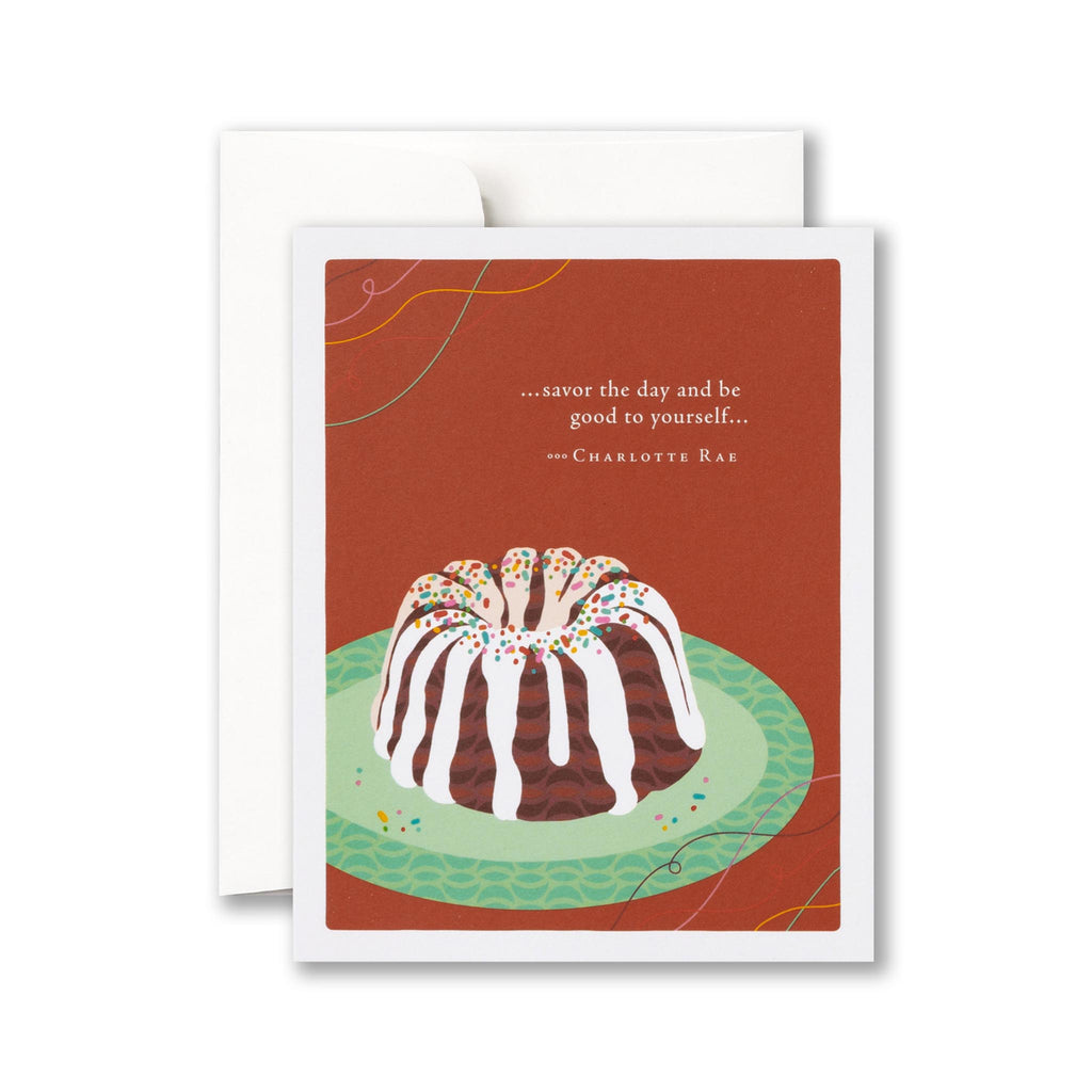 Savor the Day Birthday Card