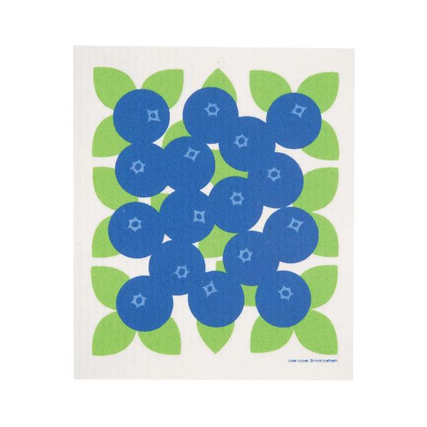 Swedish Dishcloths - Spring & Summer Designs - Blueberries