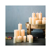 Unscented Pillar Candles - lit