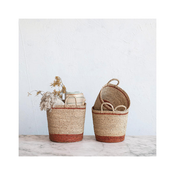 Hand-woven Seagrass Baskets